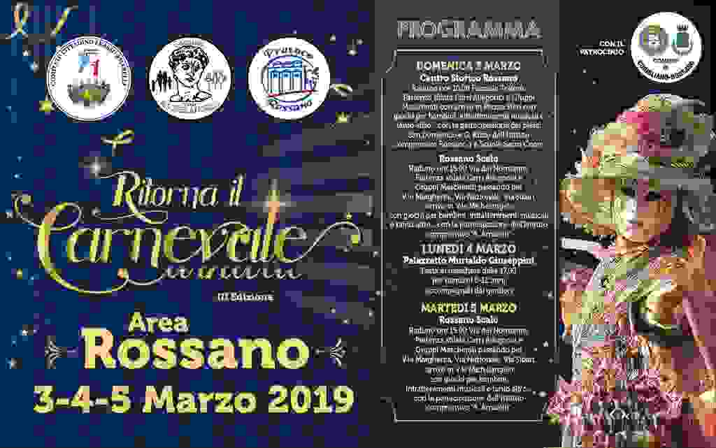 Programma Carnevale 2019