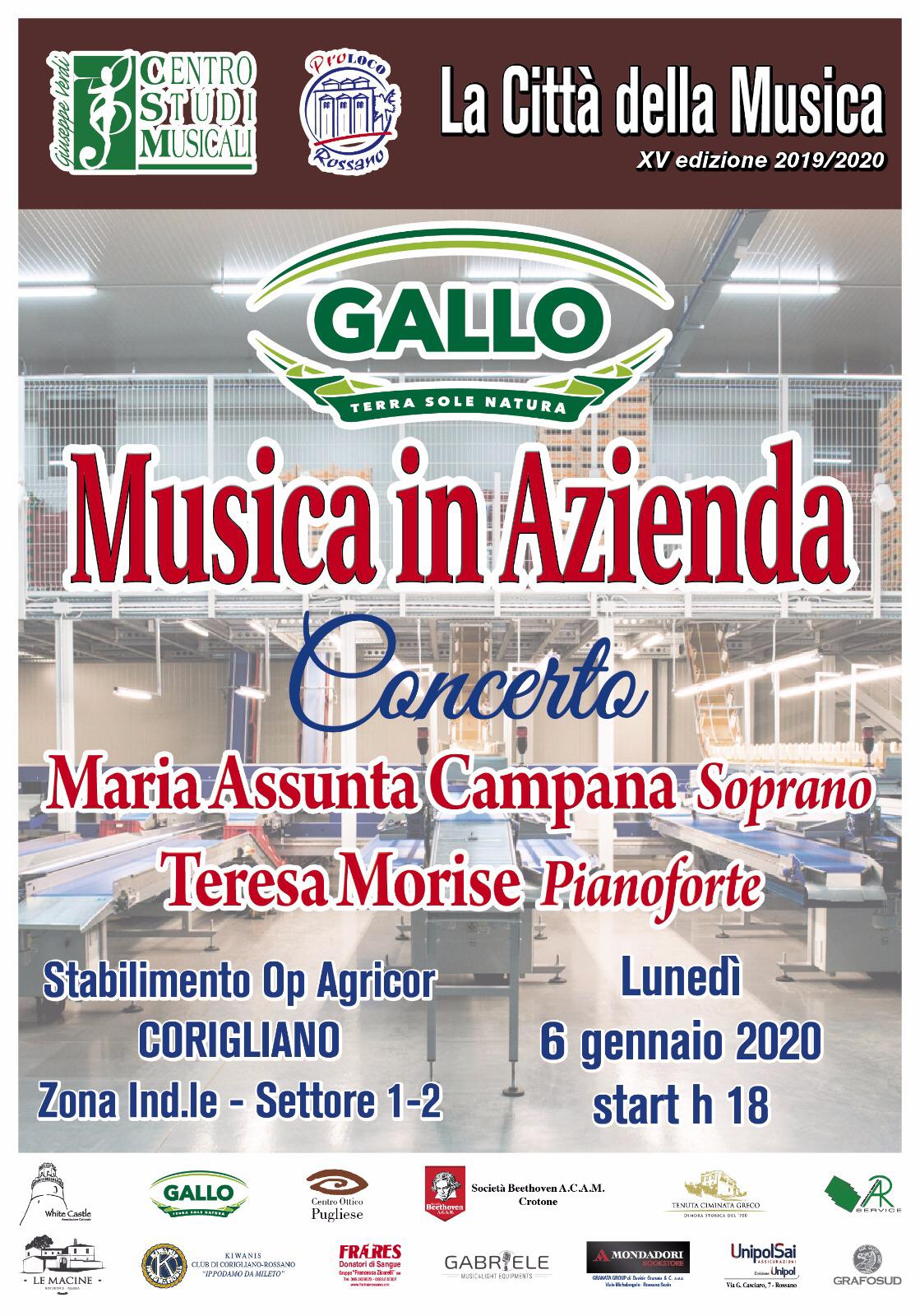 Concerto Del 06 Gennaio 2020