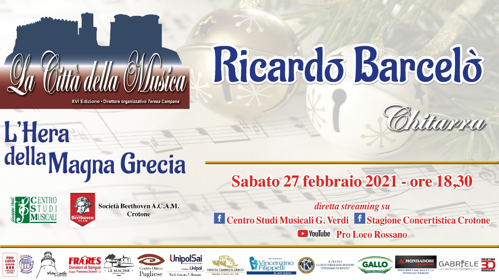 concerto del 27 febbraio 2021