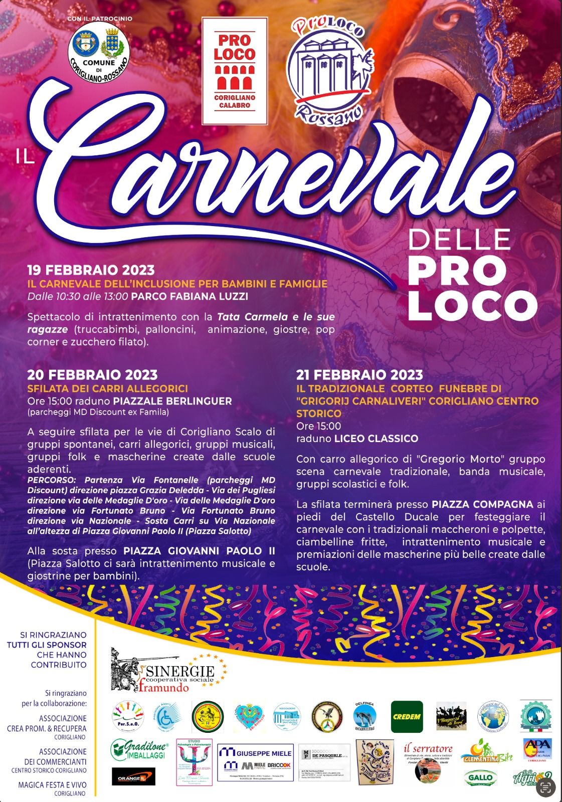 locandina carnevale pro loco